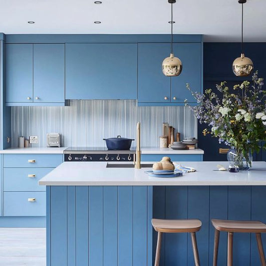Petite cuisine bleu clair - Modèle PCBC