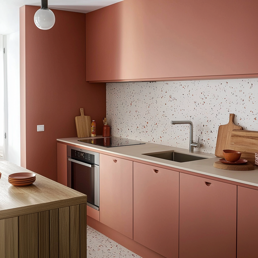 Cuisine moderne terracotta - Modèle MT